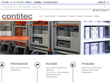 Tablet Screenshot of contitec.at